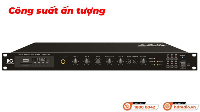 Công suất Amply 5 vùng ITC TI-120DTB