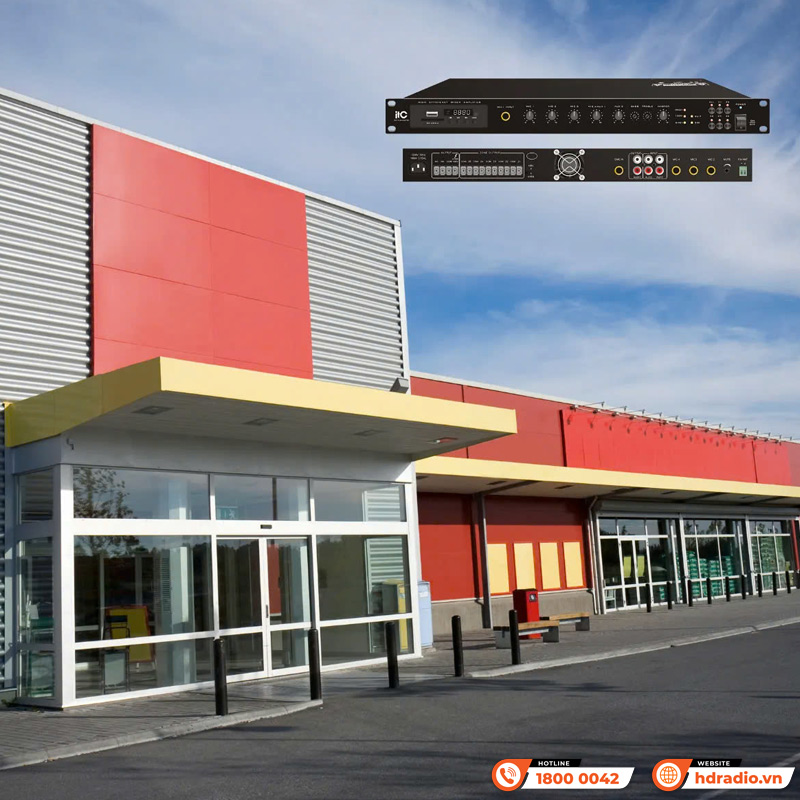 Ứng dụng của Amply 5 vùng ITC TI-120DTB