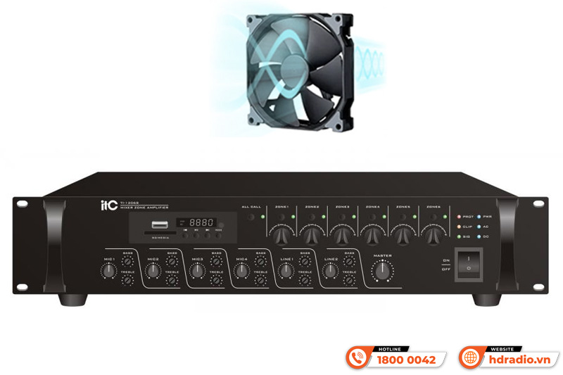 Amply 6 vùng ITC TI-3506S