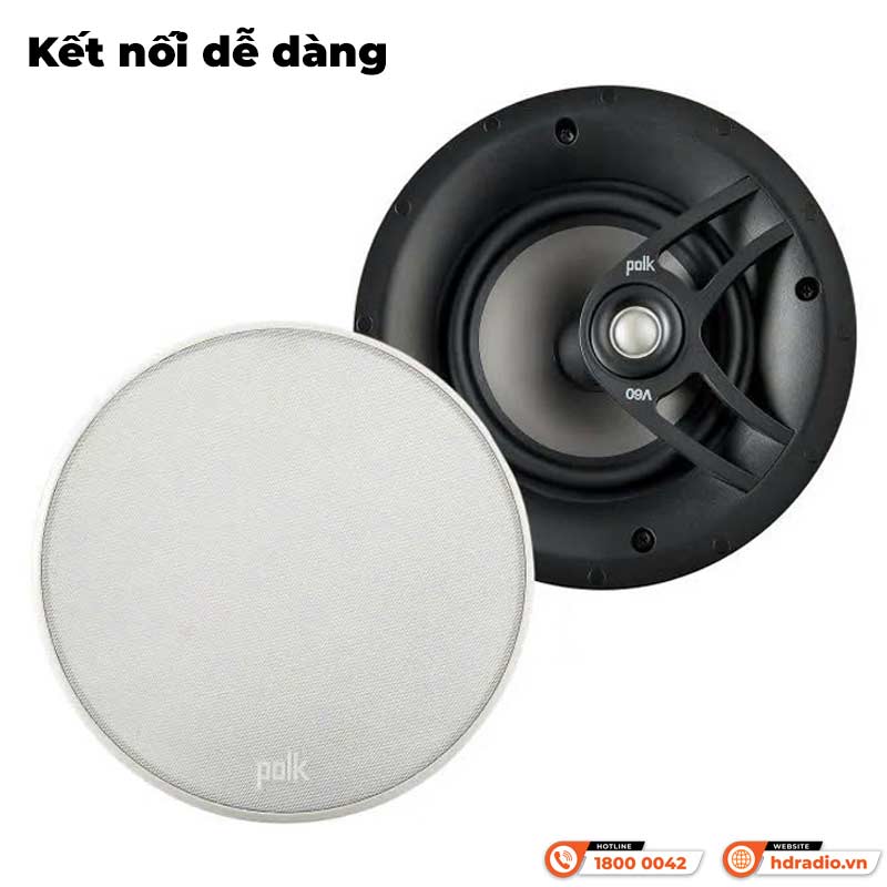 Kết nối Loa âm trần Polk Audio V60