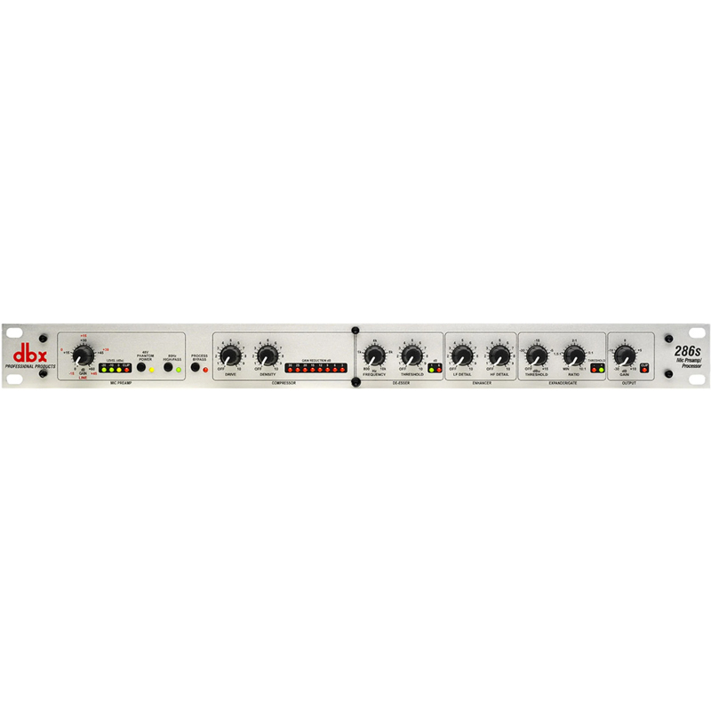 Crossover DBX 286s, XLR, TRS 1/4 inch, Jack Insert