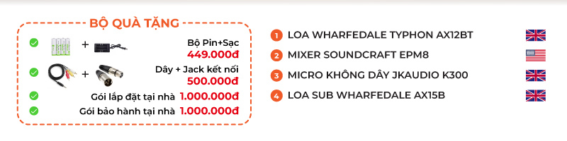 Dàn âm thanh sân khấu biểu diễn Acoustic SK28