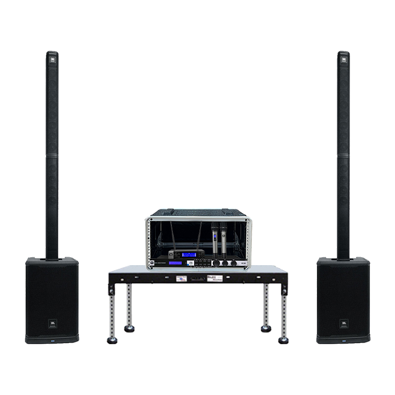 Dàn karaoke Column Array SK18 (JBL PRX One, KX180A, VM200, Tủ Rack ABS 4U)-1