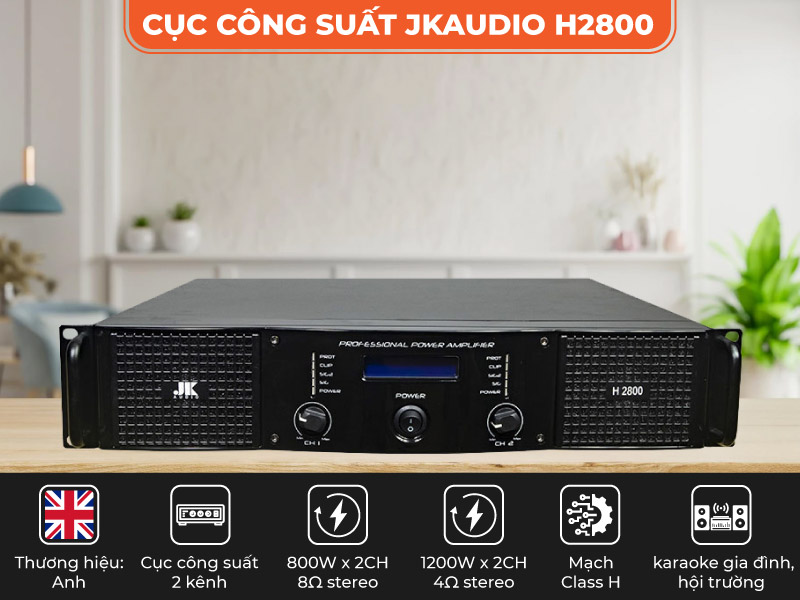 cục công suất JKAudio H2800