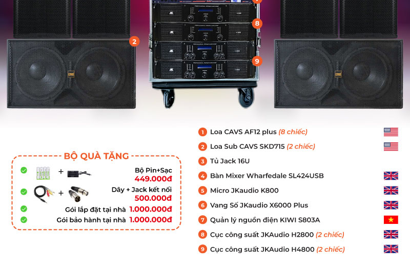 Dàn âm thanh sân khấu biểu diễn PUB-LOUNGE SK39