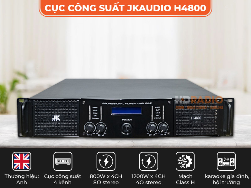 cục đẩy công suất JKAudio H4800