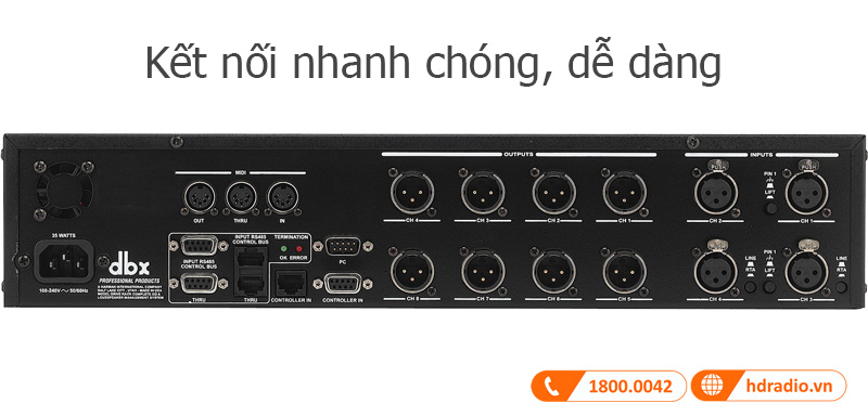 Ket noi DriveRack DBX 480