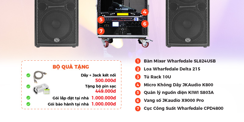 Dàn âm thanh sân khấu hội trường SKHT03