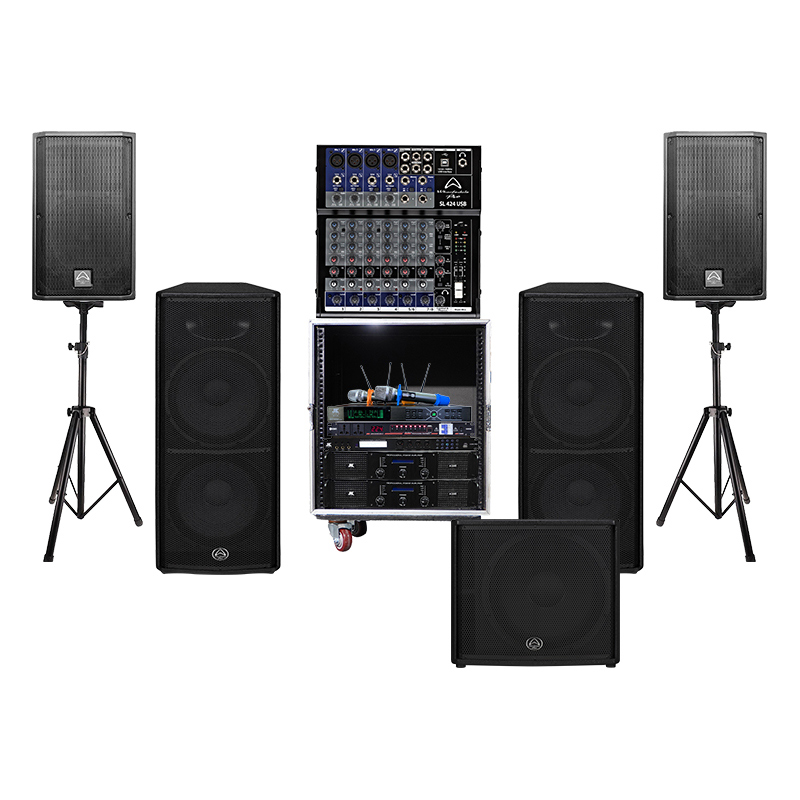 Dàn âm thanh sân khấu hội trường SKHT05 (Wharfedale Impact X215, Tourus AX-12MBT, Wharfedale Impact X18B, JKAudio H2800, Wharfedale SL424USB, JKaudio X3000 Pro, JKAudio B3 Plus, KIWI S803A,Tủ Rack 10U)