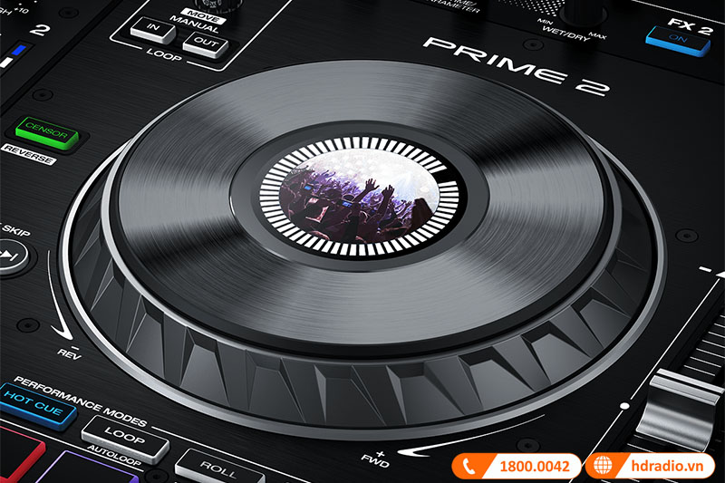 Tùy chỉnh mượt mà với 2 đĩa jog wheel