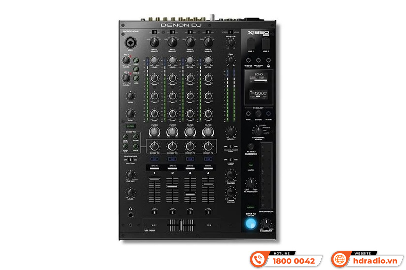 Bàn DJ Denon mixer x1850 prime