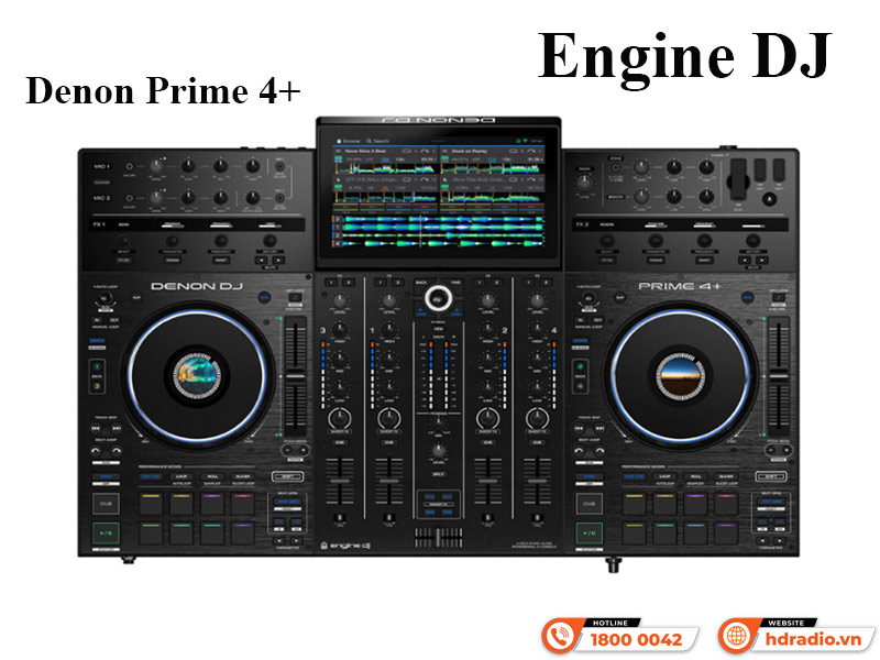 Bàn DJ Denon Prime 4+
