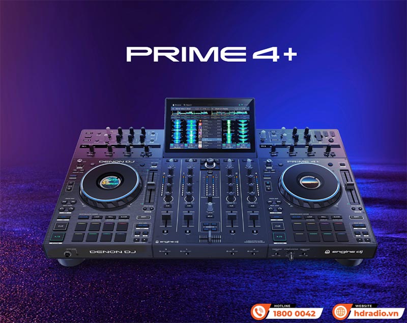 Bàn DJ Denon Prime 4+