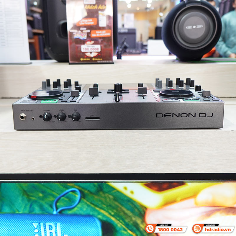 Bàn DJ Denon Prime Go+ (plus) pin 5h, USB độc lập, Engine DJ, Serato, Virtual DJ, Wifi, 3.68kg, Mới-7