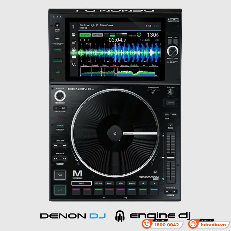 Thiết kế Bàn DJ Denon SC6000M
