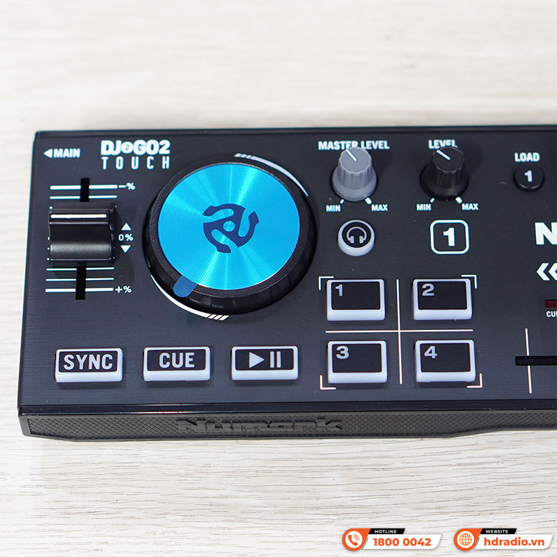 Bàn DJ Numark DJ2GO2 Touch, 2 kênh, USB Audio, Serato DJ Lite, Mới-4