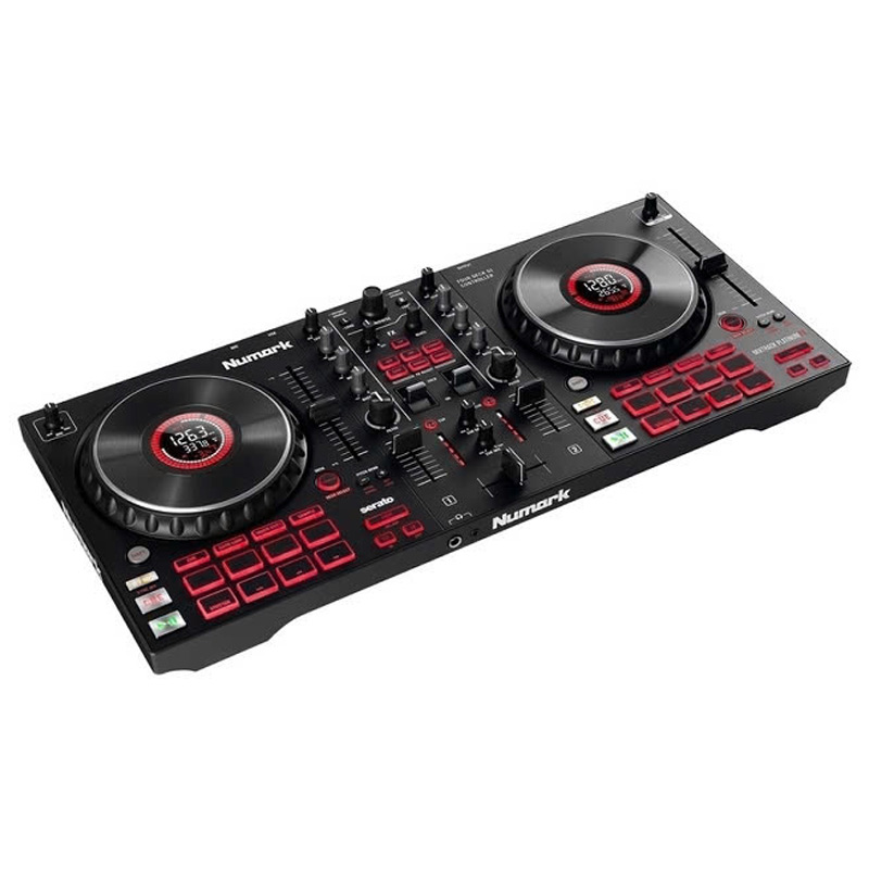 Bàn DJ Numark Mixtrack Platinum FX, 4 kênh, Serato DJ, Wifi, kết nối máy tính, 2.3kg, Mới-3