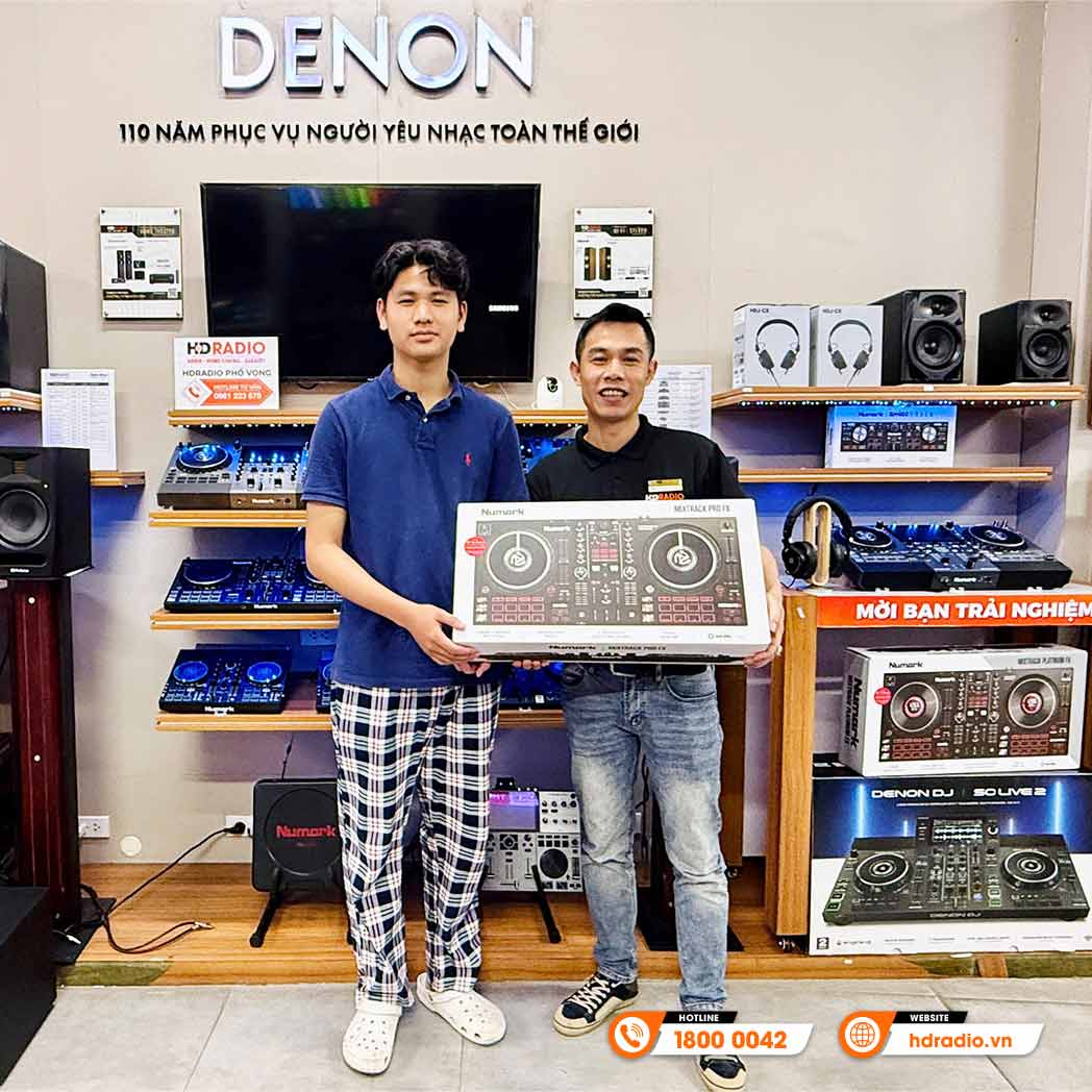 Bàn DJ Numark Mixtrack Pro FX, Kết nối máy tính, 2 kênh, Serato DJ, 2.4kg, Mới-10