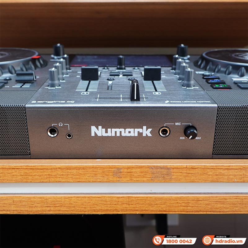 Bàn DJ Numark Mixstream Pro Go, Có loa, pin 5.5h, USB, màn cảm ứng, WiFi, Bluetooth, 3.7kg, Mới-10