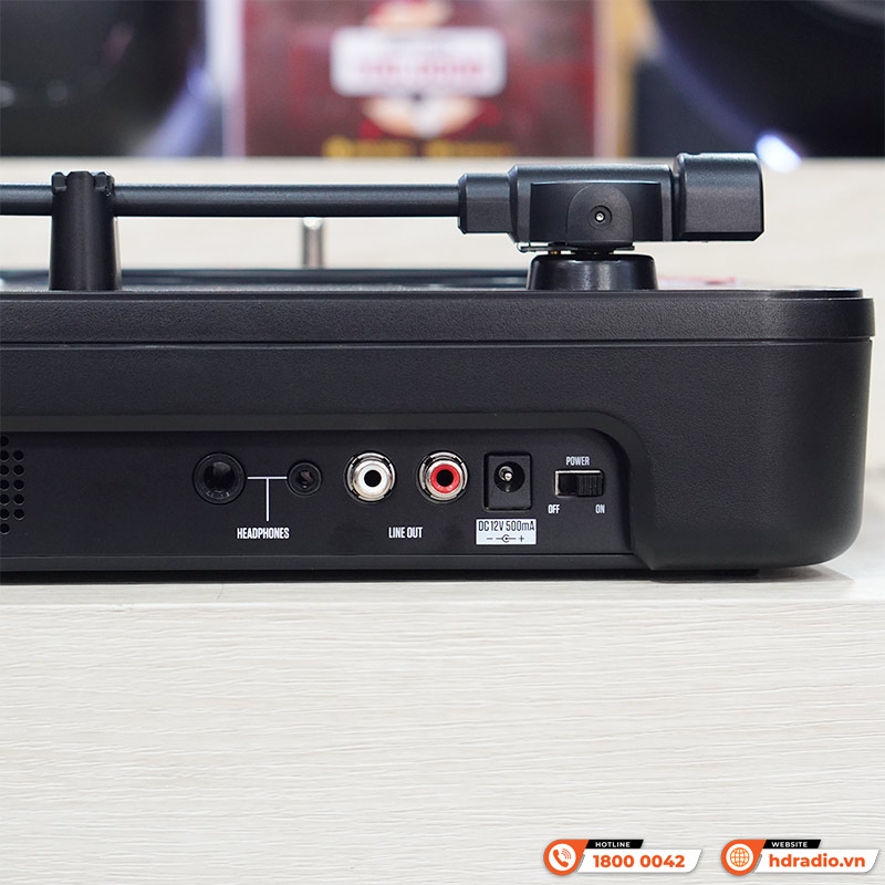 Bàn DJ Numark PT01 Scratch, đọc đĩa than, có pin, mới-8