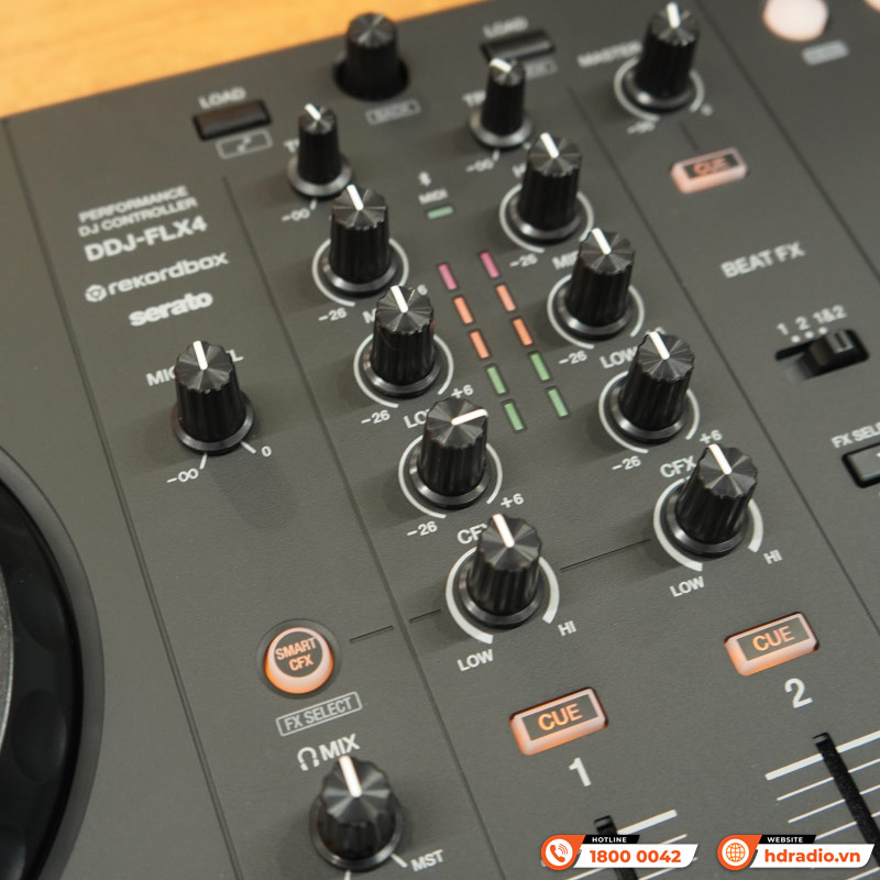 Bàn DJ Pioneer DDJ-FLX4, Kết nối điện thoại, Rekordbox, Serato DJ, Bluetooth-5