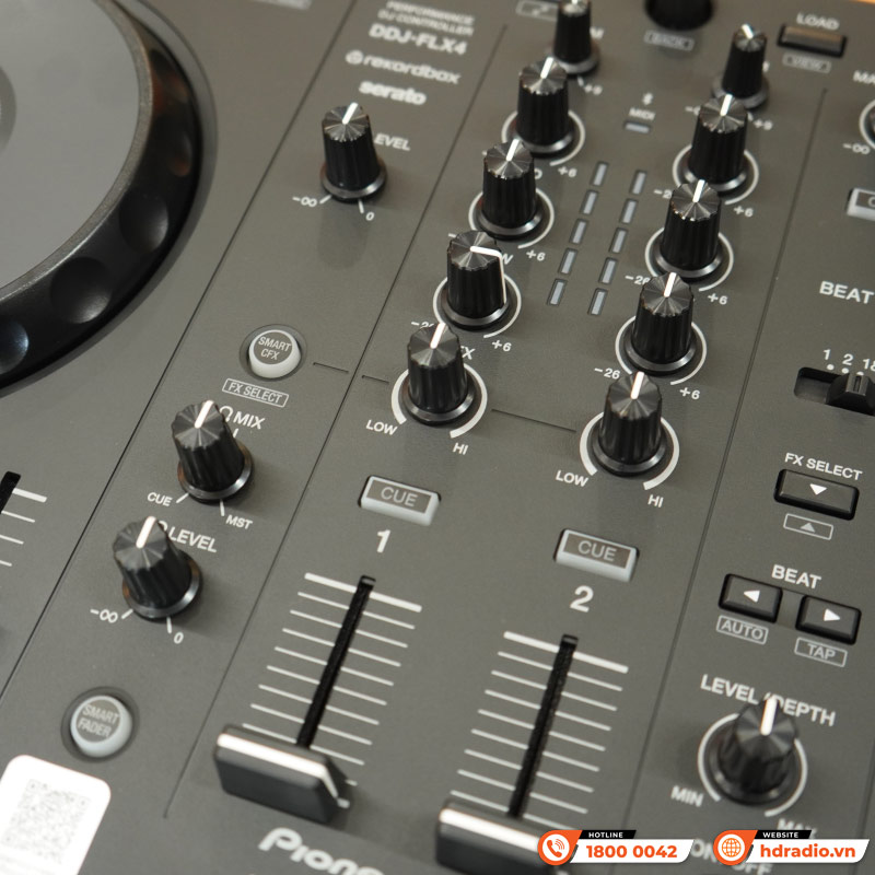 Bàn DJ Pioneer DDJ-FLX4, Kết nối điện thoại, Rekordbox, Serato DJ, Bluetooth-6