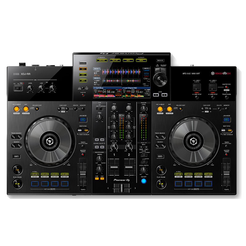 Bàn Dj Pioneer XDJ-RR - Rekordbox Dj, hệ thống All-in-One, 2 cổng USB, 2 kênh, 5.2kg, Mới