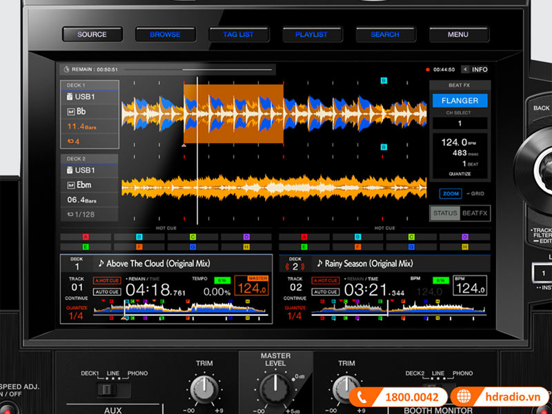 Bàn DJ Pioneer XDJ-RX3, Rekordbox, Serato DJ, USB độc lập, màn cảm ứng-6