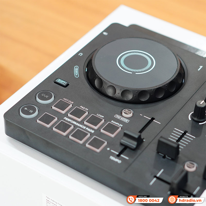 Bàn DJ AlphaTheta DDJ-FLX2, 2 Kênh, Kết Nối Điện Thoại, Máy Tính, Bluetooth, Trọng Lượng Chỉ 1.2kg-5