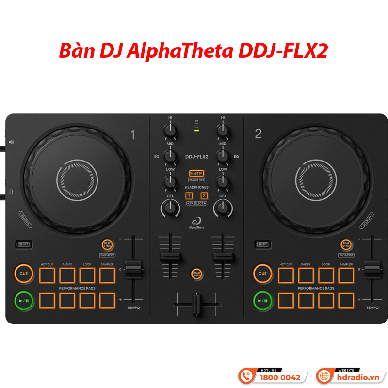 Bàn DJ AlphaTheta DDJ-FLX2