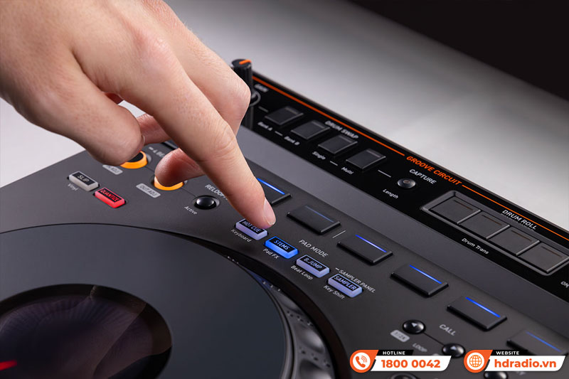 Bàn DJ Alpha Theta DDJ-GRV6