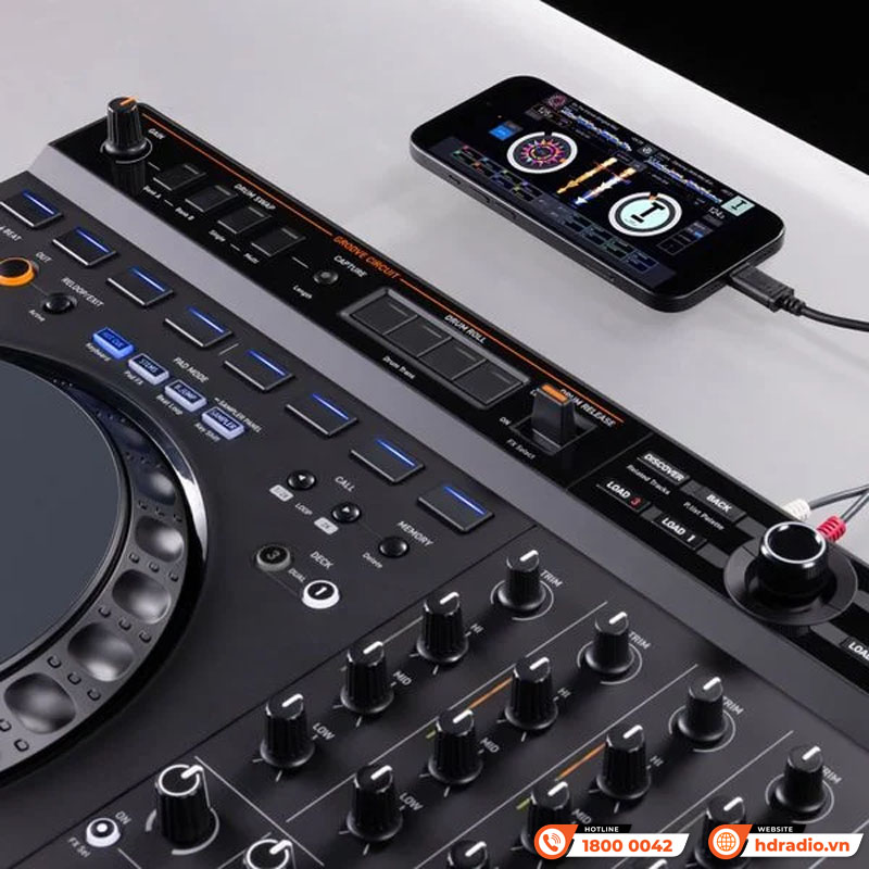 Bàn DJ Alpha Theta DDJ-GRV6