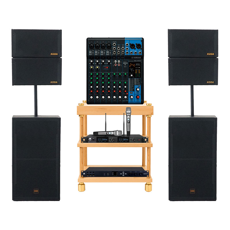 Dàn âm thanh hội trường SK66 (Koda KDP2510/KDP2515, JKAudio K300, X6000 Plus, Yamaha MG10XU)