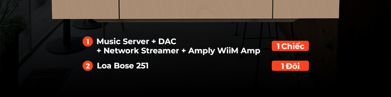 Dàn âm thanh quán Cafe CF14