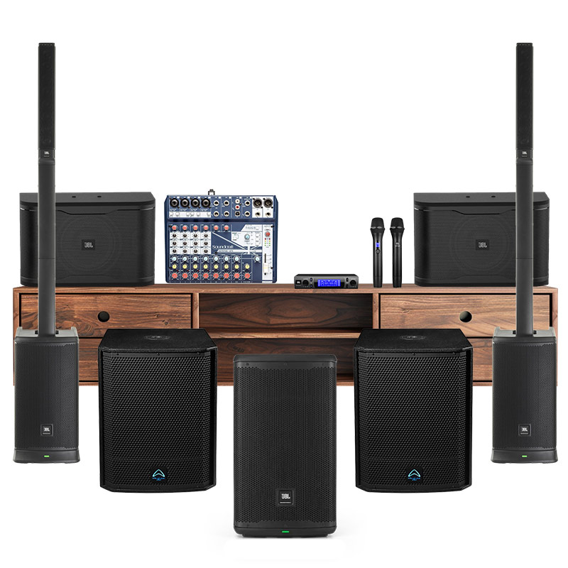 Dàn âm thanh quán Cafe đa năng biểu diễn, karaoke, nhạc sống CF15 (JBL Eon One MK2, RM210, JBL Eon 710, sub Wharfedale AX15B, Soundcraft Notepad 12FX, JBL VM300) Dàn âm thanh quán Cafe đa năng biểu diễn, karaoke, nhạc sống CF15 (JBL Eon One MK2, RM210, JBL Eon 710, sub Wharfedale AX15B, Soundcraft Notepad 12FX, JBL VM300)