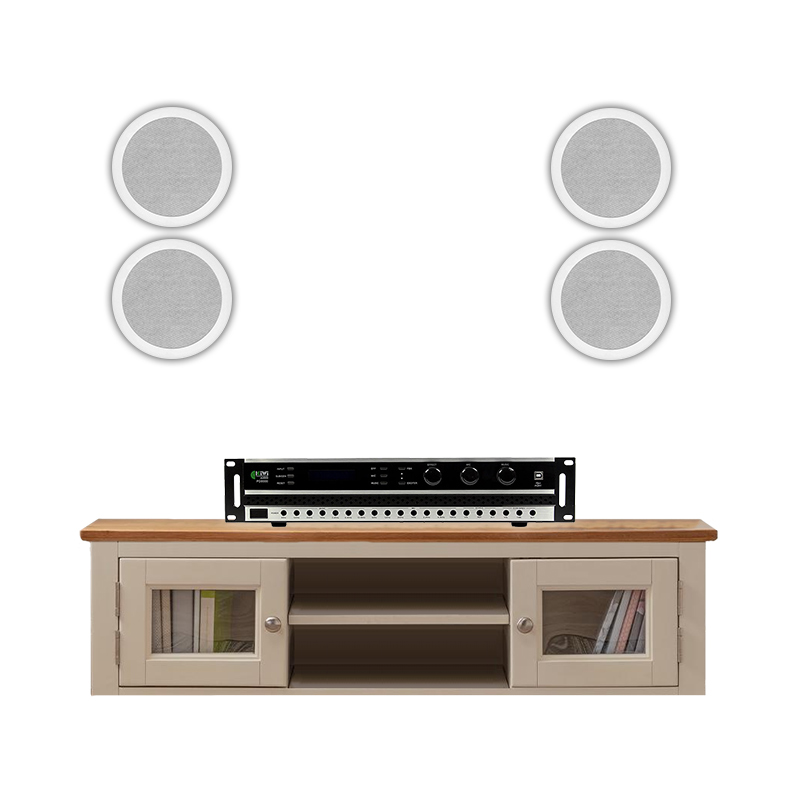 Dàn âm thanh nghe nhạc kinh doanh quán Cafe giá rẻ JBL CF02 (JBL SP6CII, Kiwi PD 8000)