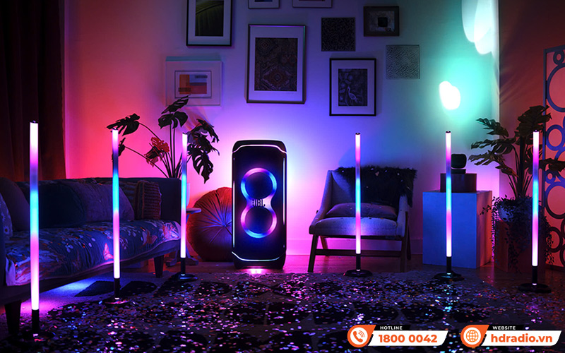Thuật toán âm Đèn JBL PartyLight Stick