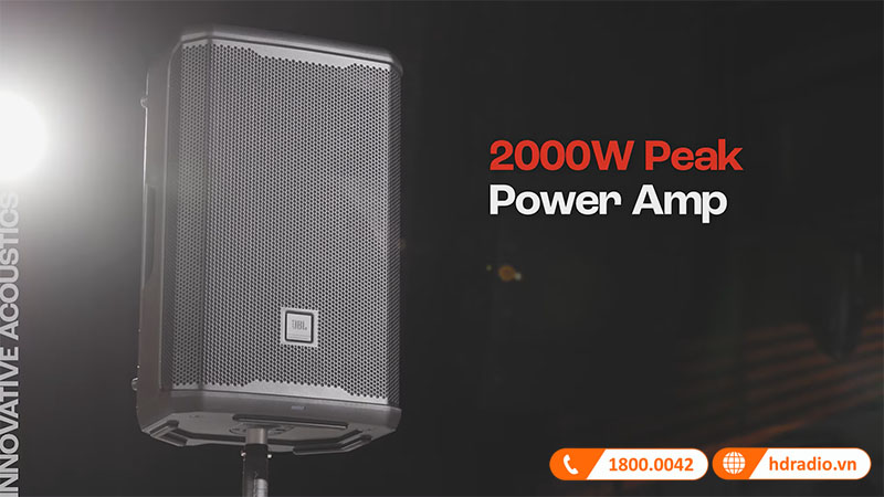 công suất đạt đỉnh lên tới 2000W