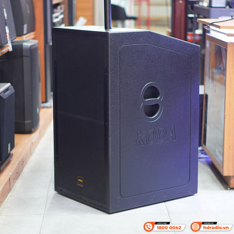 Bộ loa Array Active Koda KDP2510/KDP2515, Công Suất 1000W, Độ nhạy 98dB-8