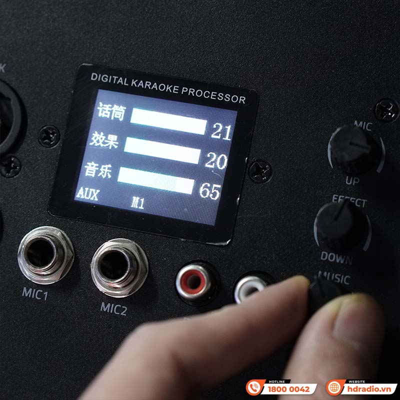 Bộ loa Array Active Koda KDP2510/KDP2515, Công Suất 1000W, Độ nhạy 98dB-11