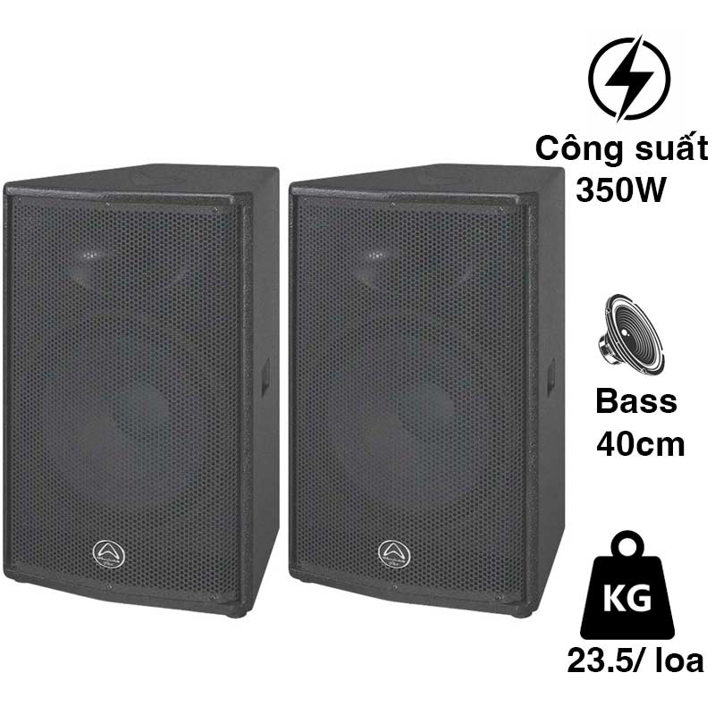 Loa Wharfedale Impact X15L, Bass 38cm, 350W, Độ nhạy 98dB, 8 Omhs, 45-20KHz