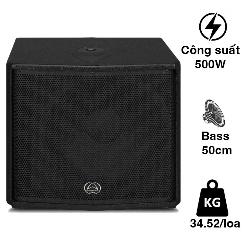 Loa Sub Wharfedale Impact X18B, Bass 47cm, 500W, Độ nhạy 100dB, 4 Omhs, 40-220Hz