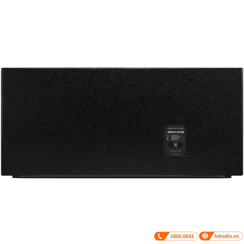Loa sub Wharfedale Impact X218B, Bass 50cm x 2, 1000 W, Độ nhạy 101dB, 4 Omhs, 35 Hz-1.2 KHz-3