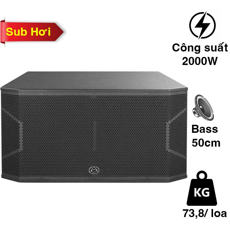 Loa Sub Wharfedale Reason-X218B, Bass 50cm x 2, 2000W