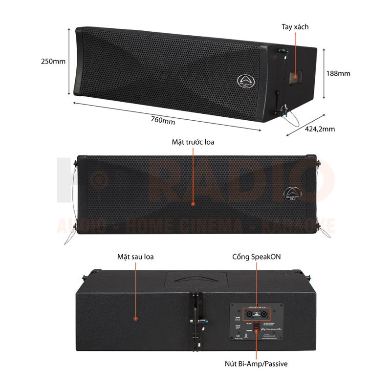 Loa Line Array Wharfedale Pro WLA-28