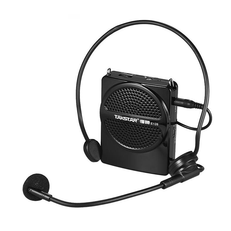Máy trợ giảng Takstar E126 (Loa kèm mic có dây), Pin 15 giờ