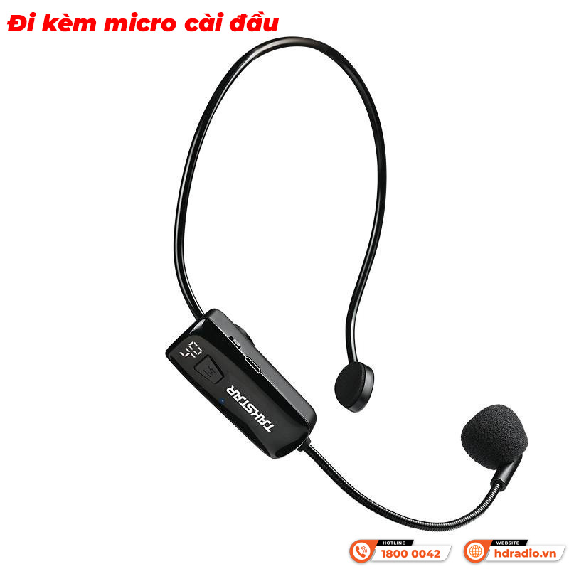 Loa trợ giảng Takstar E261W mic không dây cài đầu