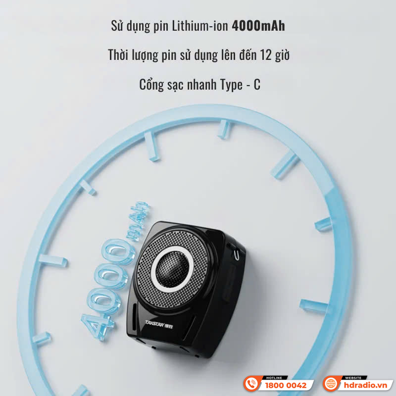 Pin Loa trợ giảng Takstar E8W