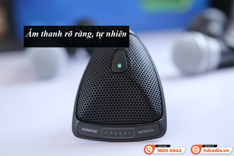 Micro mai rùa đơn hướng Shure MX393/C