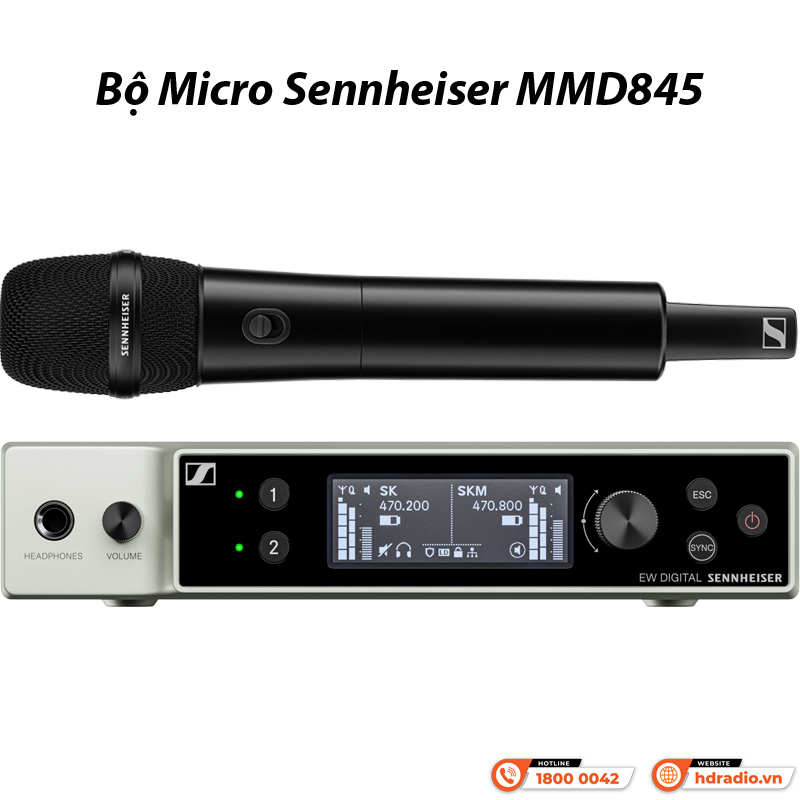 Bộ Micro Sennheiser MMD845